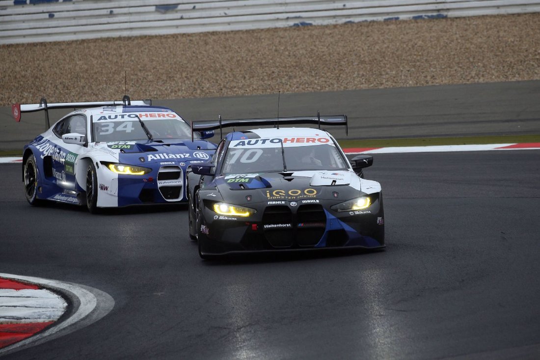 Sheldon van der Linde wins Saturday’s race at the Nürburgring to return to the top of the drivers’ standings.