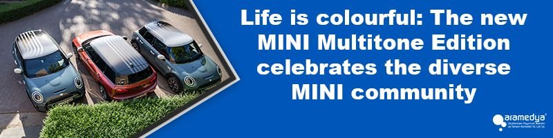 Life is colourful: The new MINI Multitone Edition celebrates the diverse MINI community